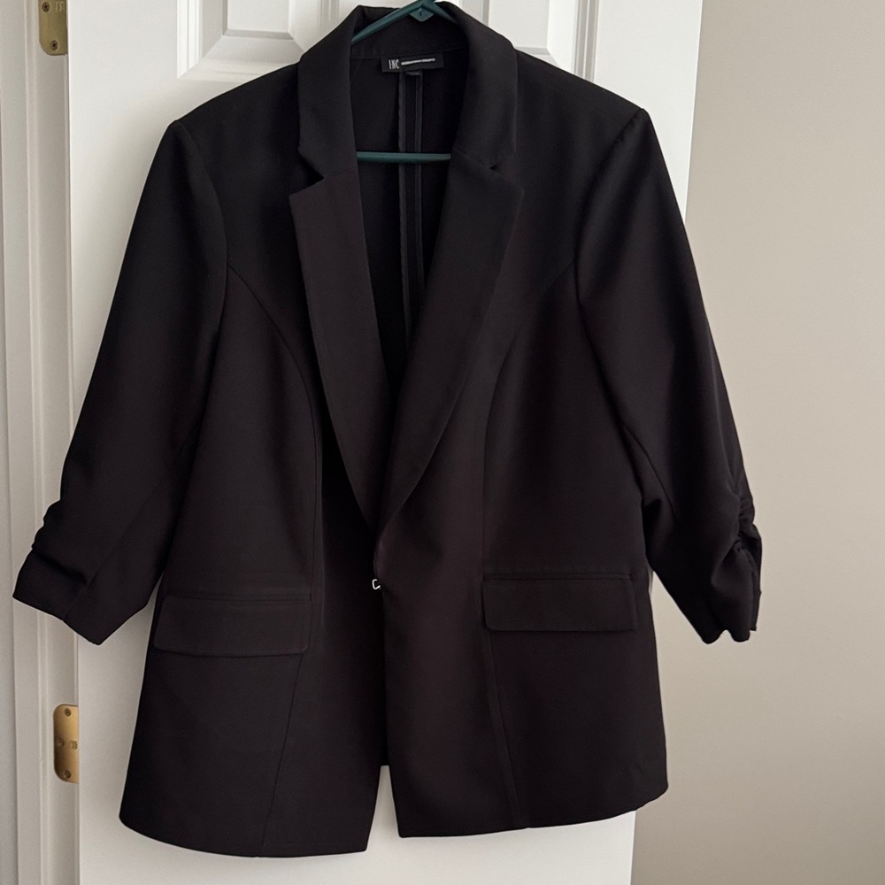 INC International Concepts Black Women's Blazer